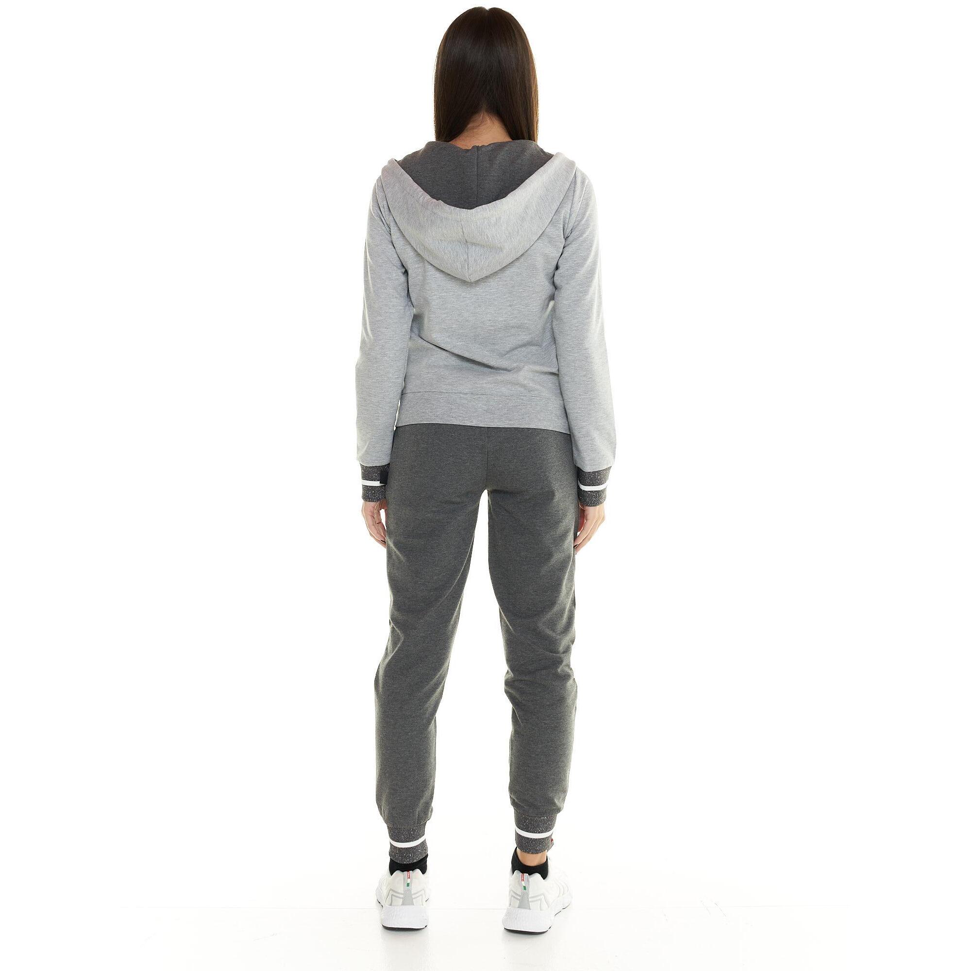 Chándal Leone con capucha para mujer Chándal con cremallera completa Greyss