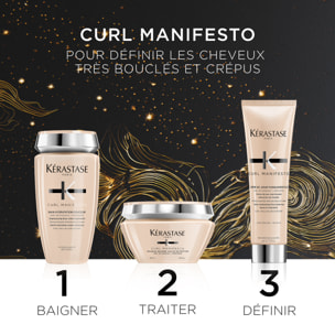 Curl Manifesto - Coffret routine pour cheveux bouclés, frisés et crépus