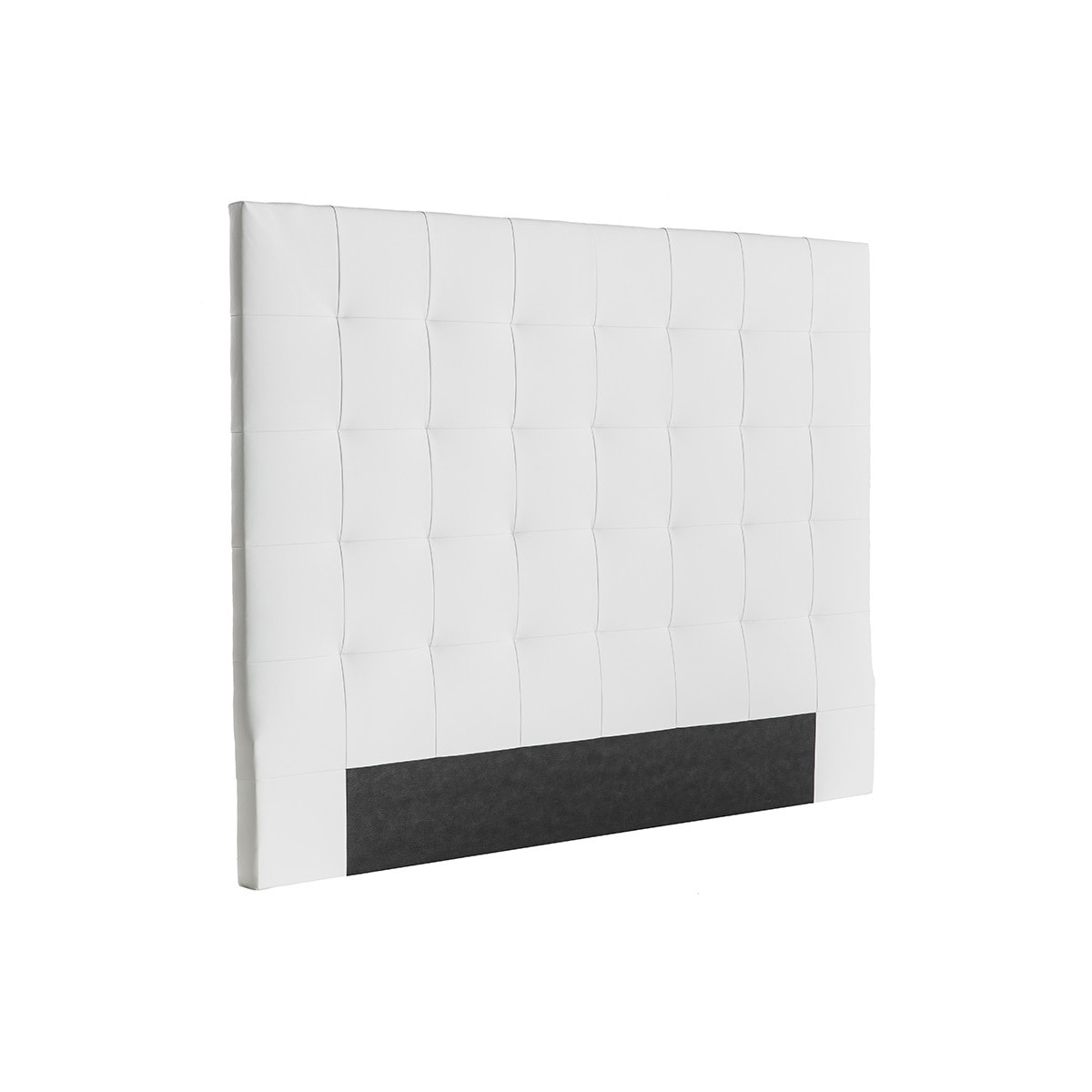 Tête de lit capitonnée blanc cassé 160 cm HALCIONA