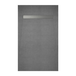 RECEVEUR DE DOUCHE A CARRELER 90x140CM RECOUPABLE AVEC BONDE CANIVEAU