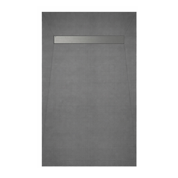 RECEVEUR DE DOUCHE A CARRELER 90x140CM RECOUPABLE AVEC BONDE CANIVEAU