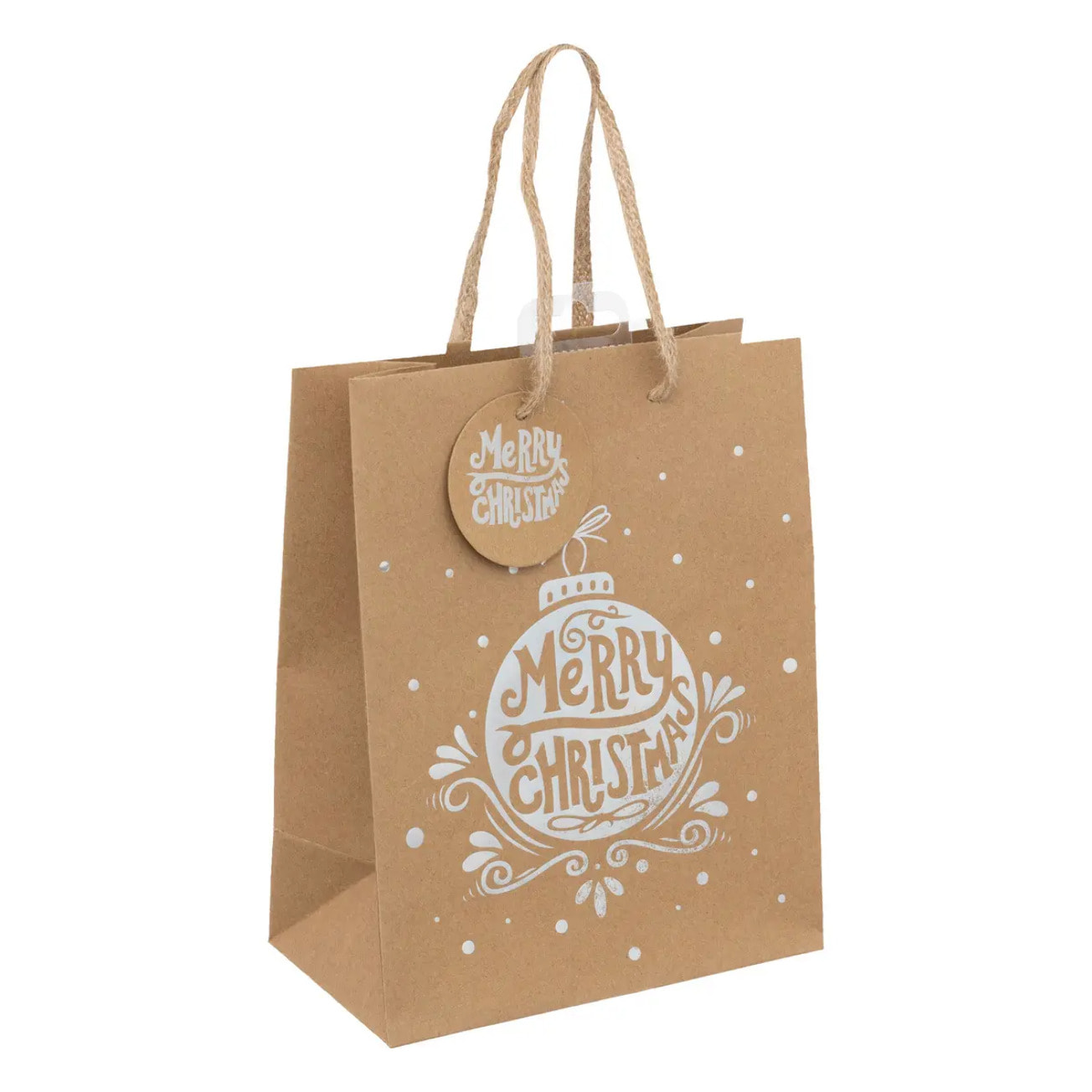 Sac cadeau holographique petite taille kraft