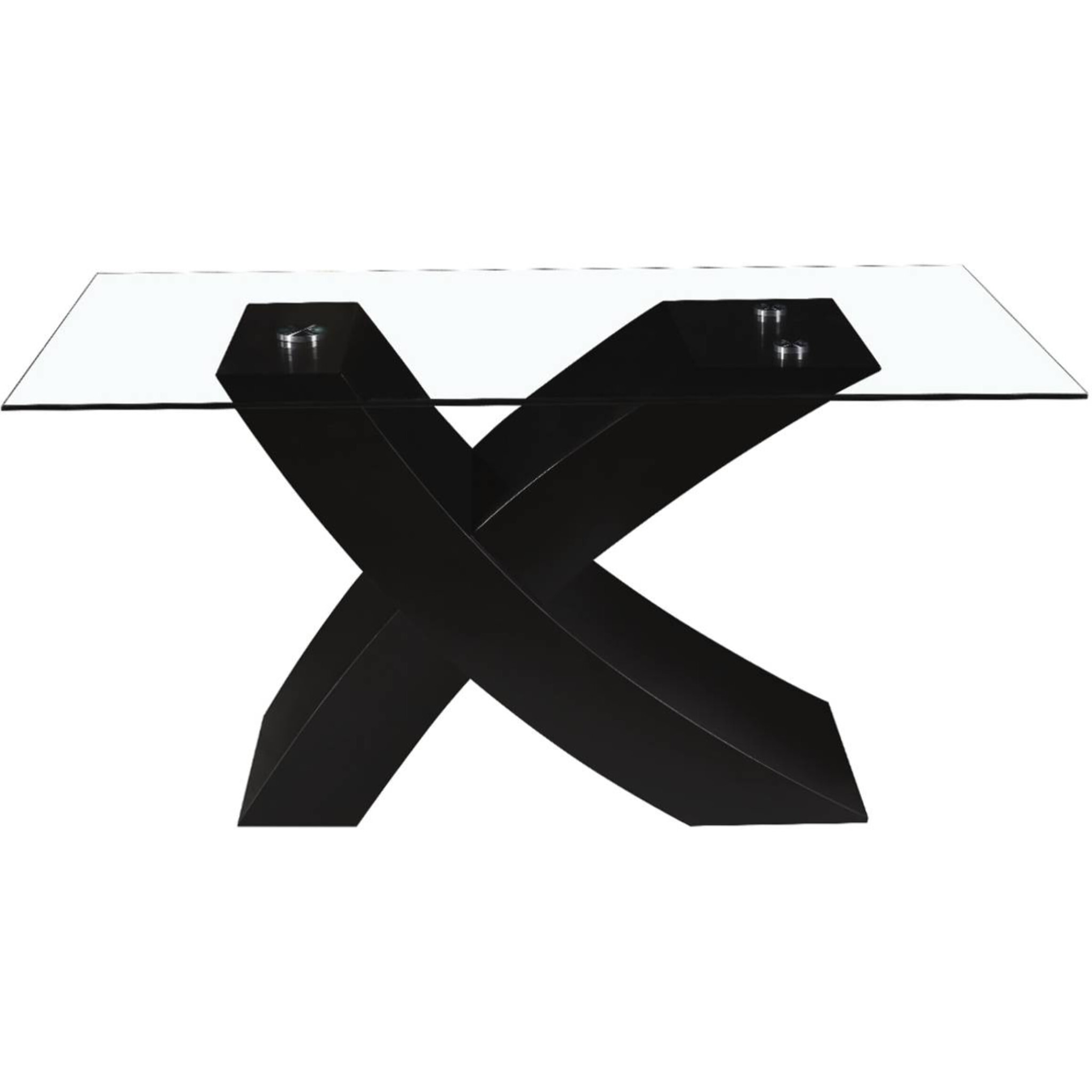 Table repas "Mona" - 150 x 90 x 74 cm - Noir