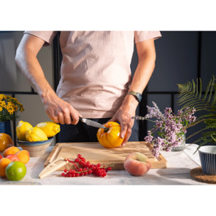 Coltello d'Office | Lama 90 mm | Acciaio Inossidabile Giapponese San-Mai