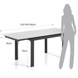 Tomasucci Table extensible MARK 1 Blanc