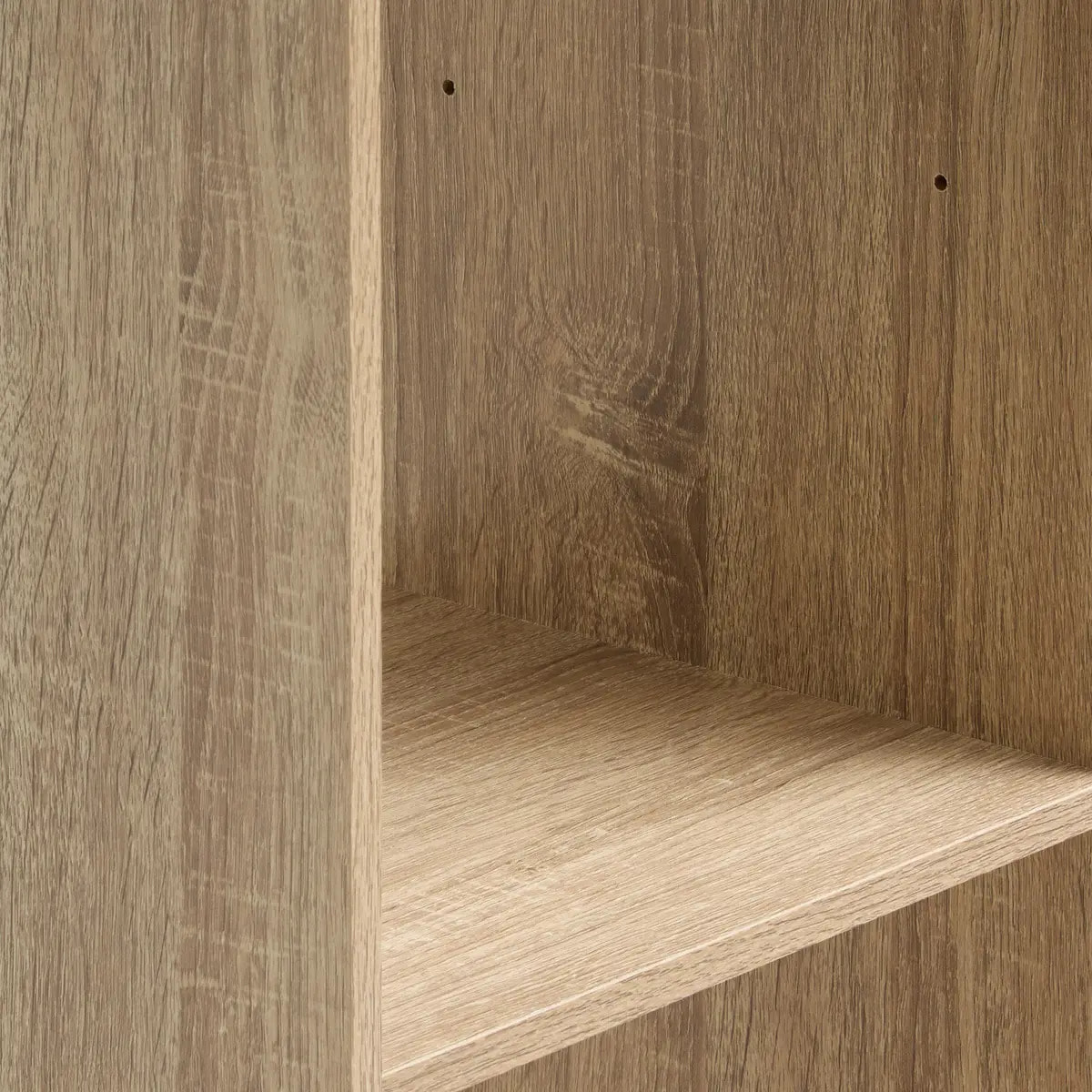 Étagère colonne 3 cases "Mix N' Modul" effet chêne naturel
