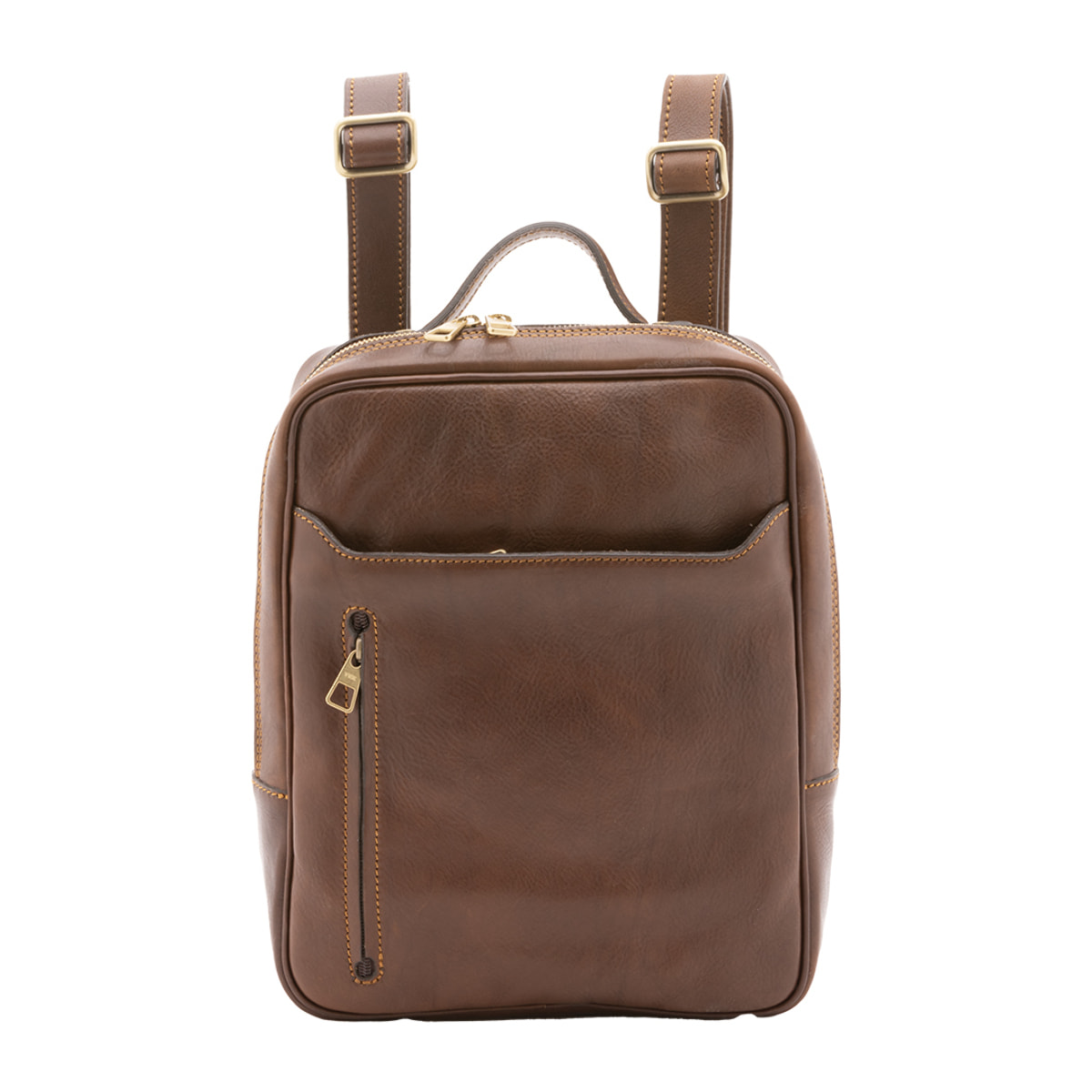 Zaino  unisex In Vera pelle Made in Italy 27x36x8 cm