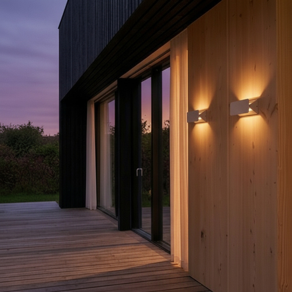 Forlight Shape - Aplique LED Exterior Modulable y Orientable para Jardín y Terraza. Aplique de Pared con LED 4.5W Blanco Cálido