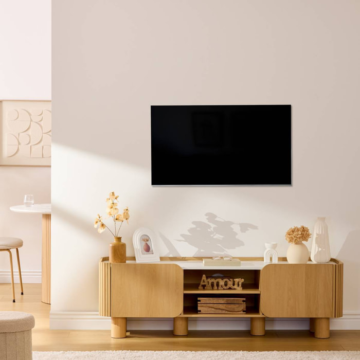 Meuble TV 2 portes Homelya H50cm