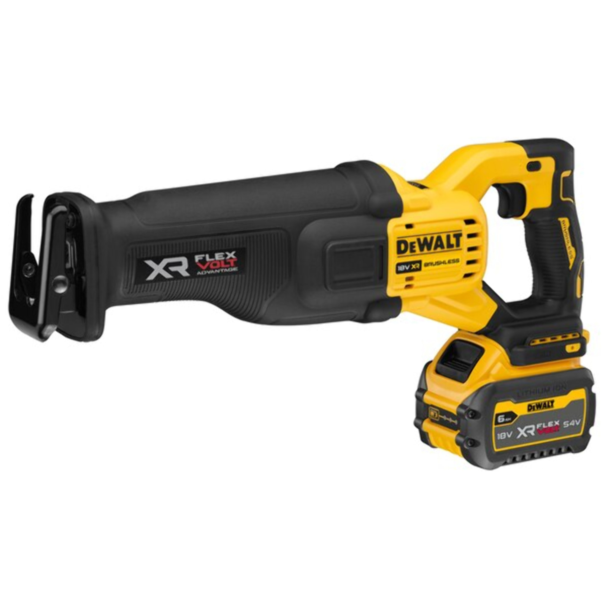 Scie sabre XR DEWALT 18V 6Ah Li-Ion - DCS386T1-QW