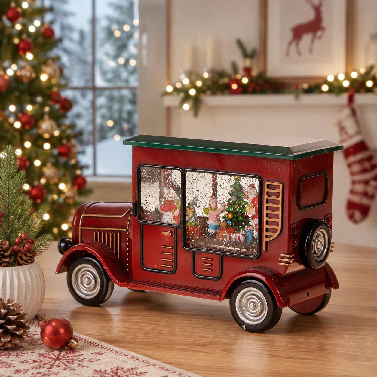 Macchina 23.55xh19. con santa led+musica - Pezzi 1 - ALTRO - Bianchi Dino SpA