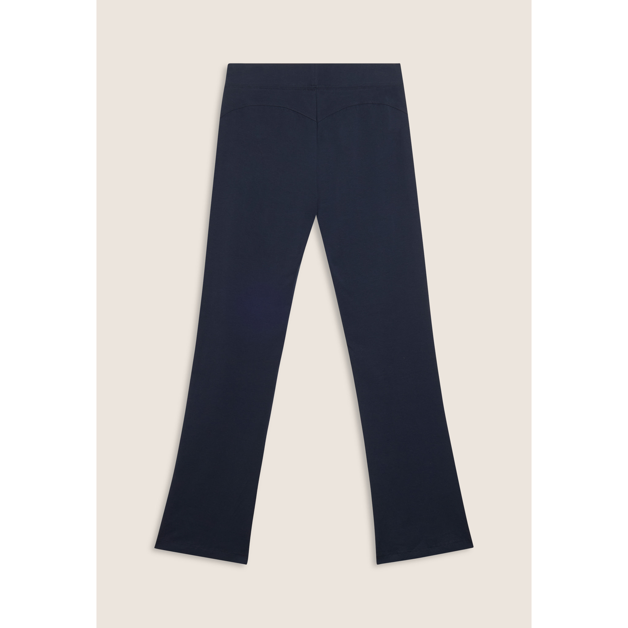 Leggings mini flare con carré a cuore