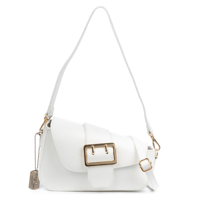 Barzago Bolso de hombro Mujer. Piel auténtica Dollaro