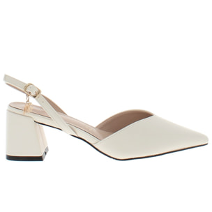 Marina Galanti Scarpe Donna Sandals Slingback Platform Heeled 60 MG 1A143 Butter