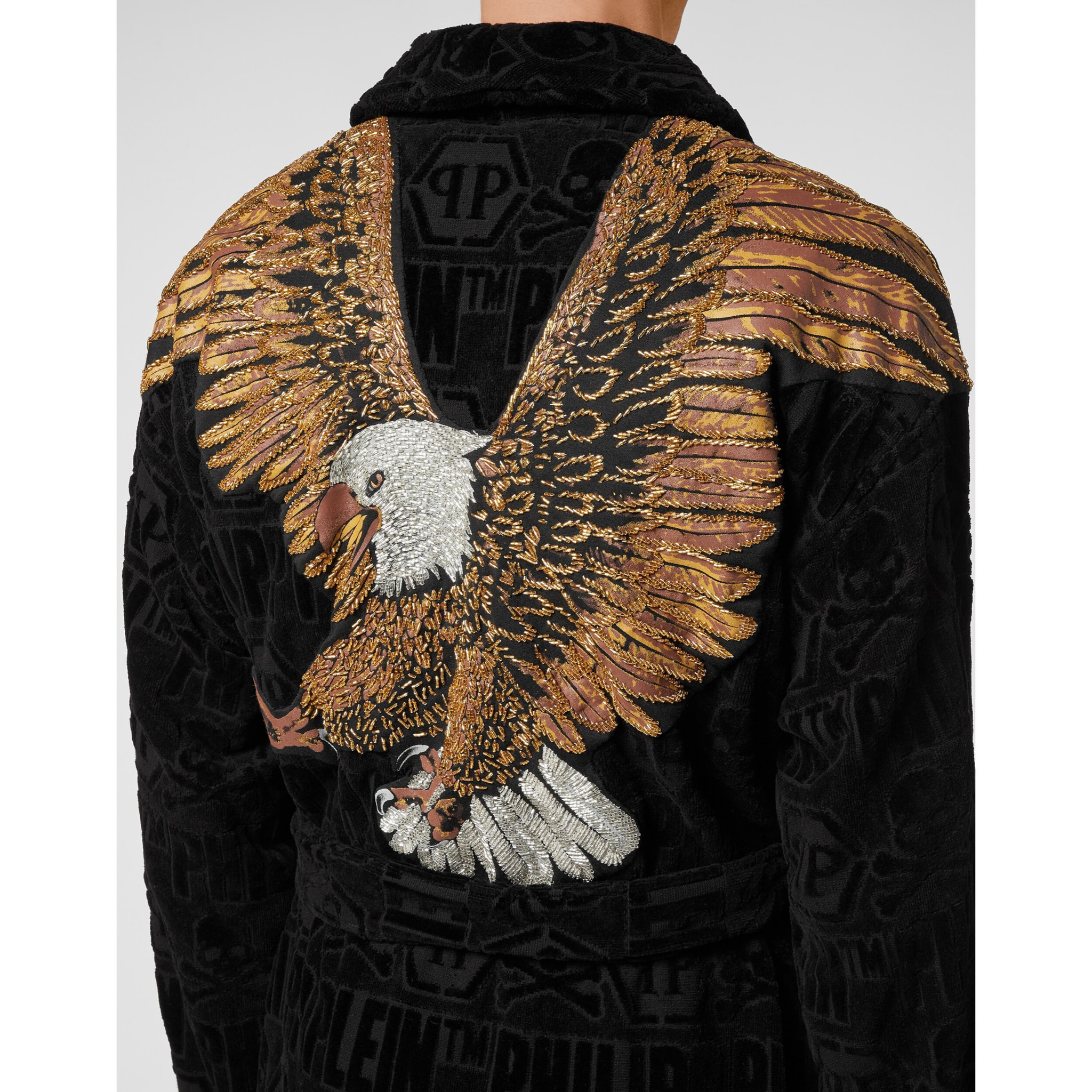 PHILIPP PLEIN Bathrobe EAGLE