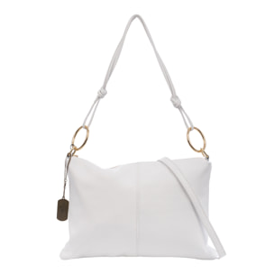 Bellusco Bolso de hombro Mujer. Piel auténtica Dollaro.
