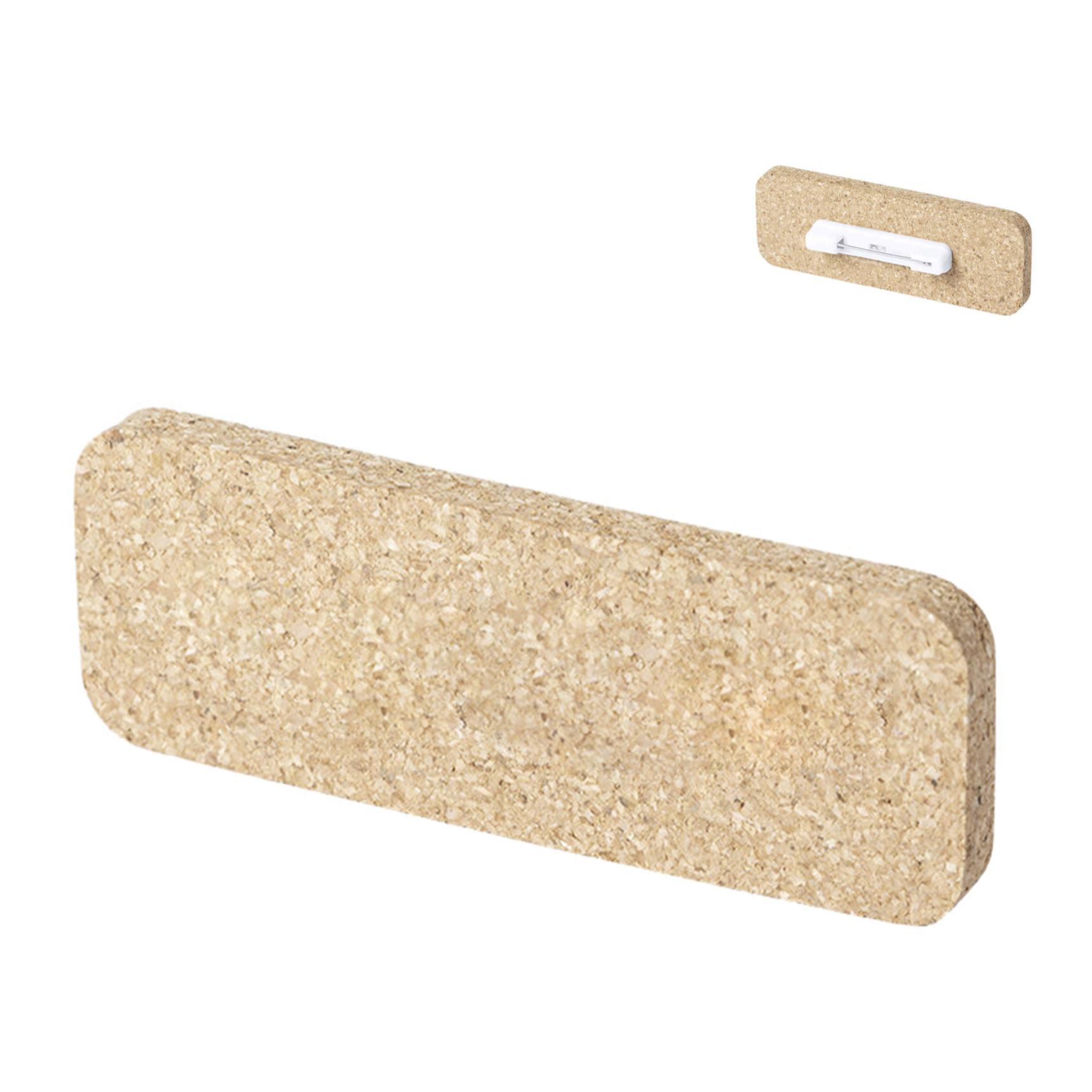 DAM Identificador Sartal de corcho natural. 7x1,3x2,5 Cm. Color: Beige