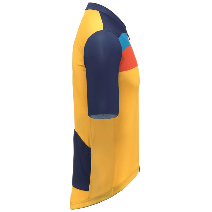 Briko - Maglie gioco, Uomo, Giallo - JERSEYKO STRIPE