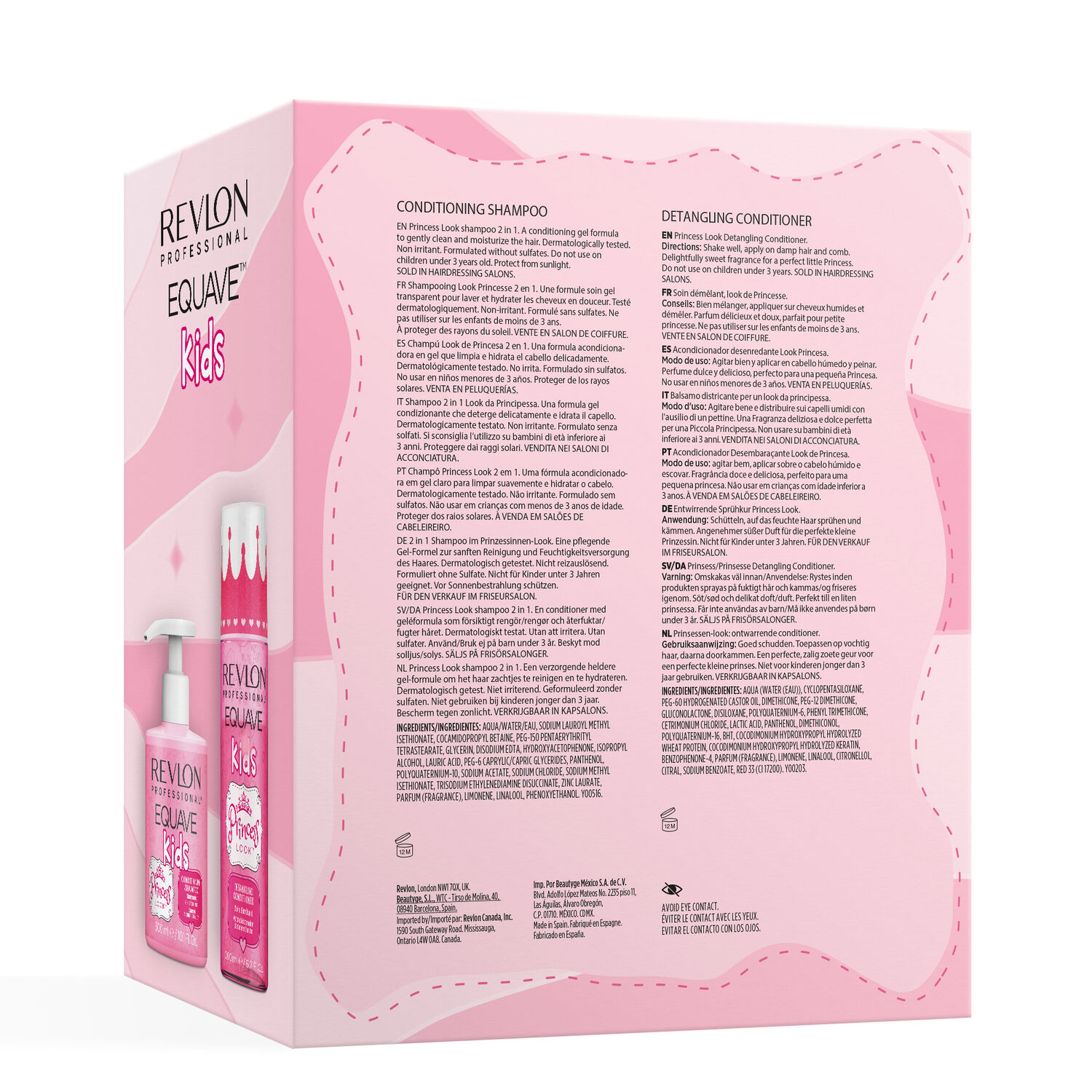 Equave Kids Princess Look™ - Coffret Shampoing 300ml et après-shampoing 200ml