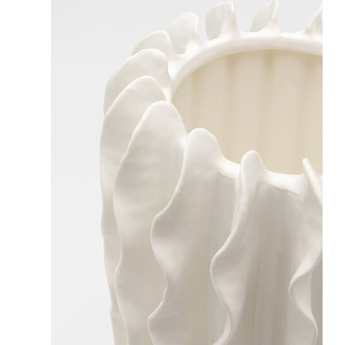 Vase Viento 26cm blanc Kare Design