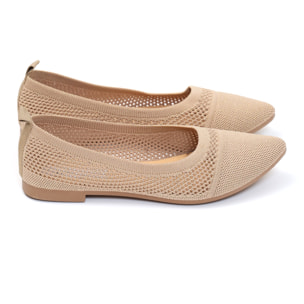 Ballerine in tessuto traforate