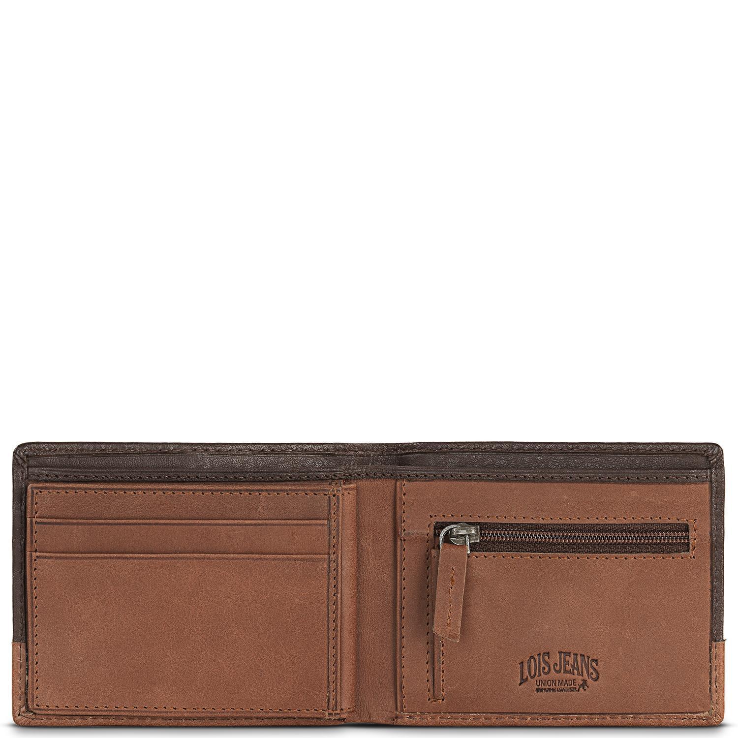 Cartera Hombre Piel Lois Durham Marron-Tan