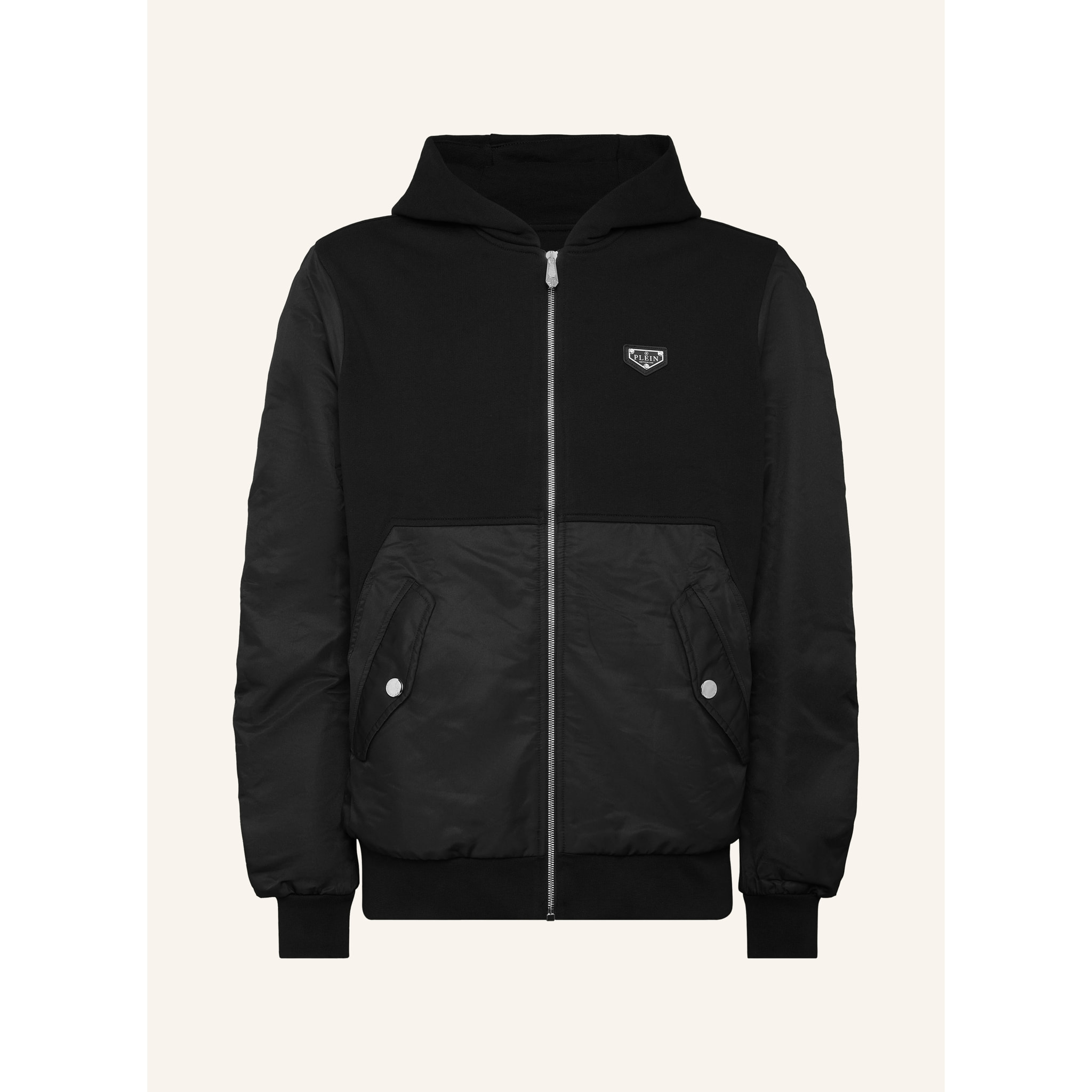 PHILIPP PLEIN Hooded Sweatjacket ICONIC PLEIN