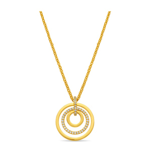 Collar Feral acabado oro amarillo 18k