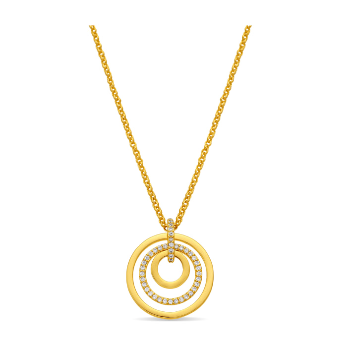 Collar Feral acabado oro amarillo 18k
