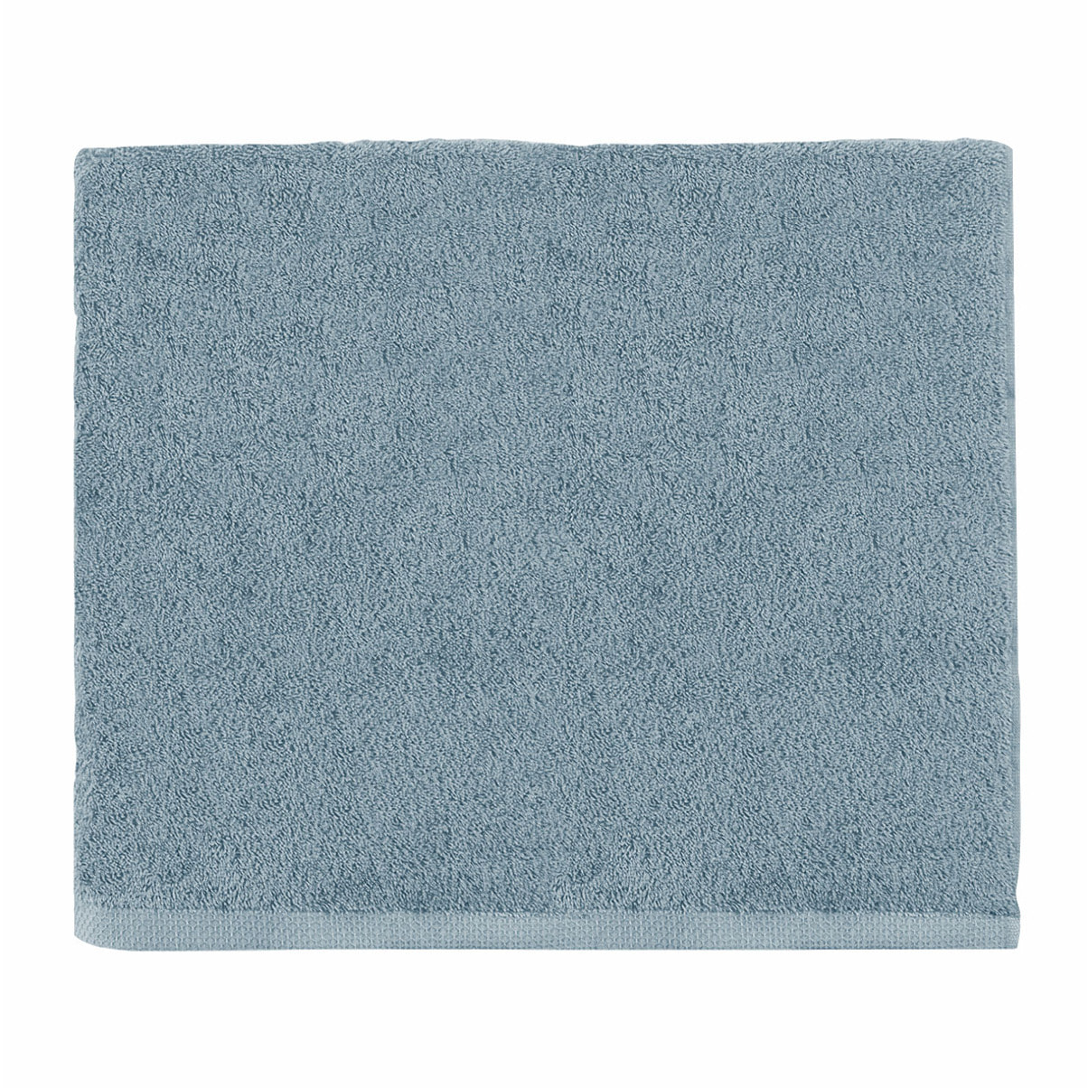 Drap de bain uni en coton, AQUA, Bleu Baltique