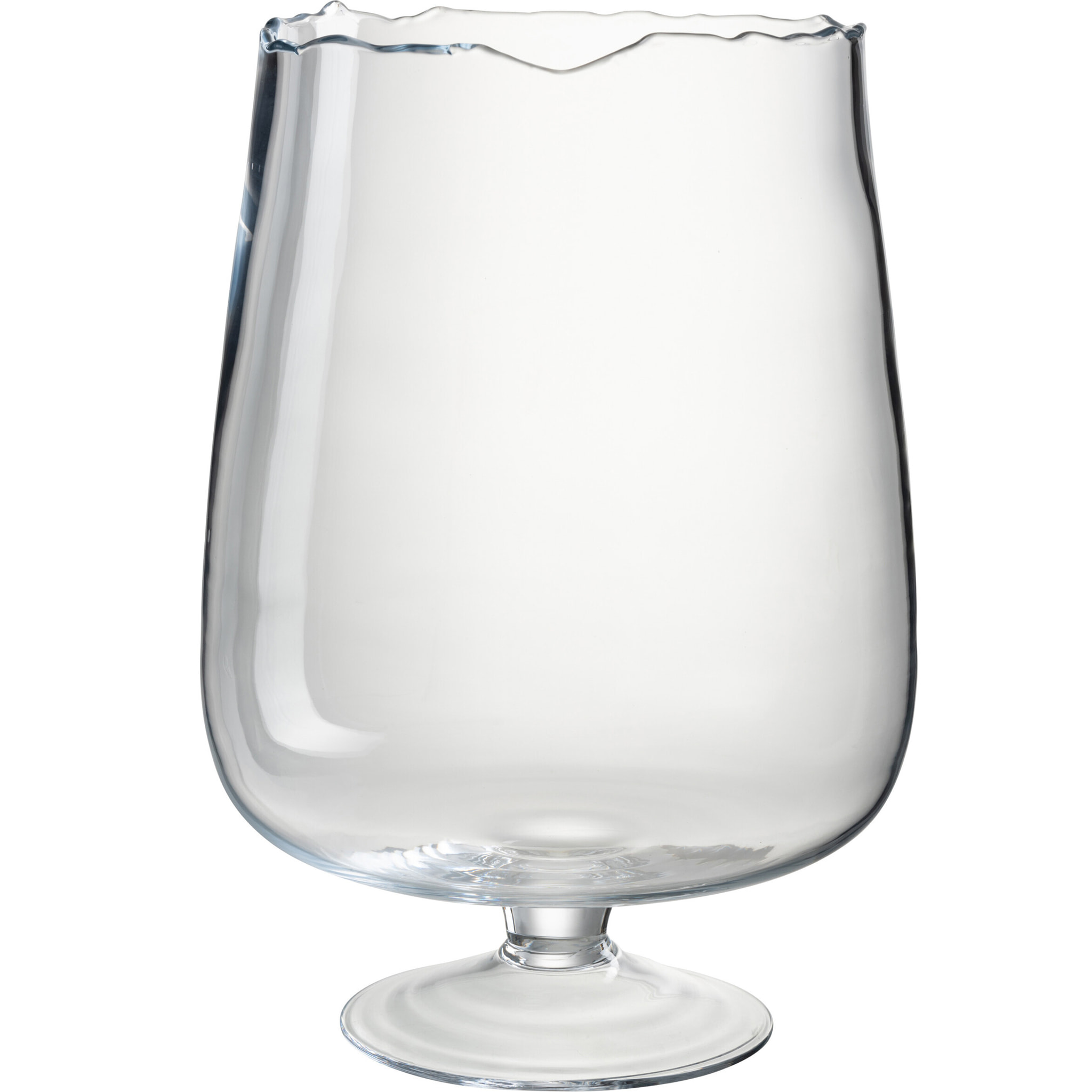 J-Line photophore Bord Irrégulier - verre - transparent - large
