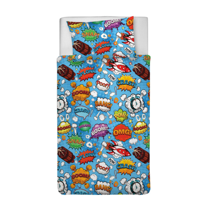 Copripiumino 100% Cotone Freestyle Boom