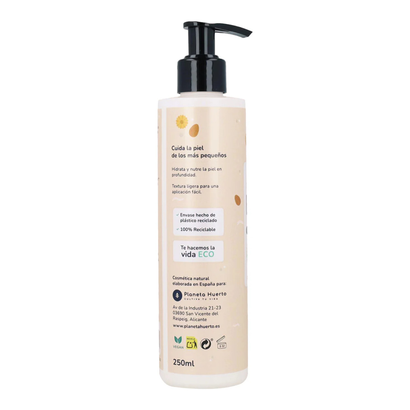 Pack hidratación infantil crema pañal + hidratante Planeta Huerto
