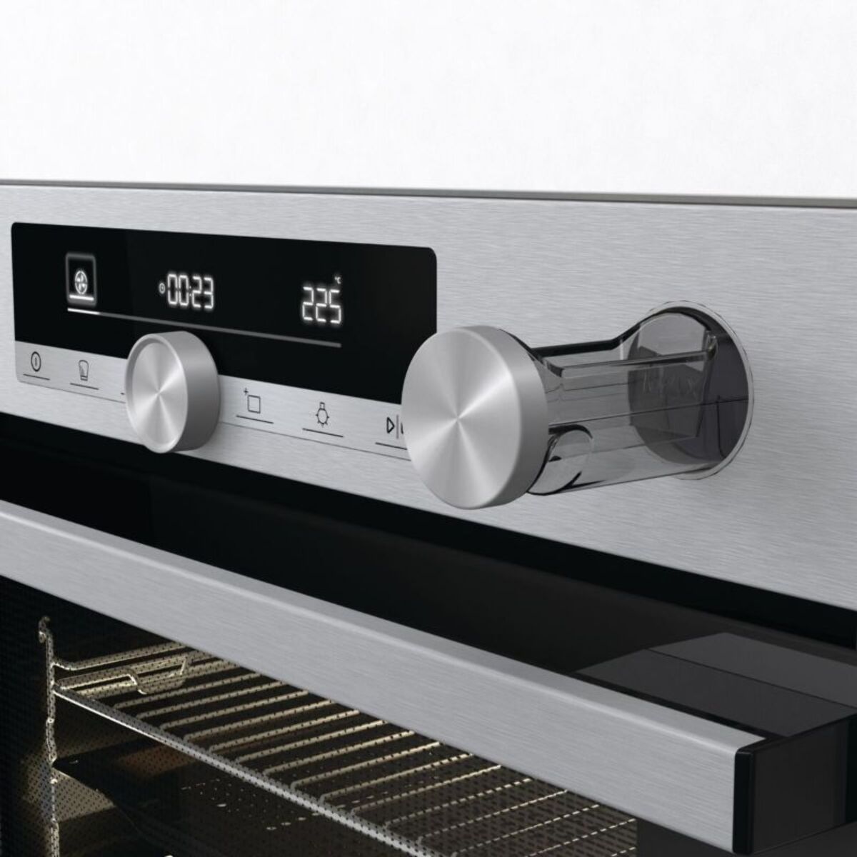 Four encastrable fonction vapeur HISENSE O634PX - Pyrolyse - Chaleur tournante - Vapeur - Porte froide - Rails télescopiques