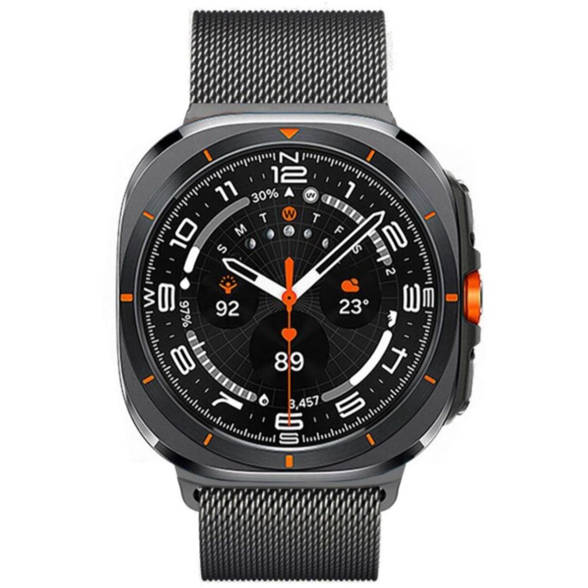 Bracelet IBROZ Galaxy Watch7 Ultra 47mm Milanese titane