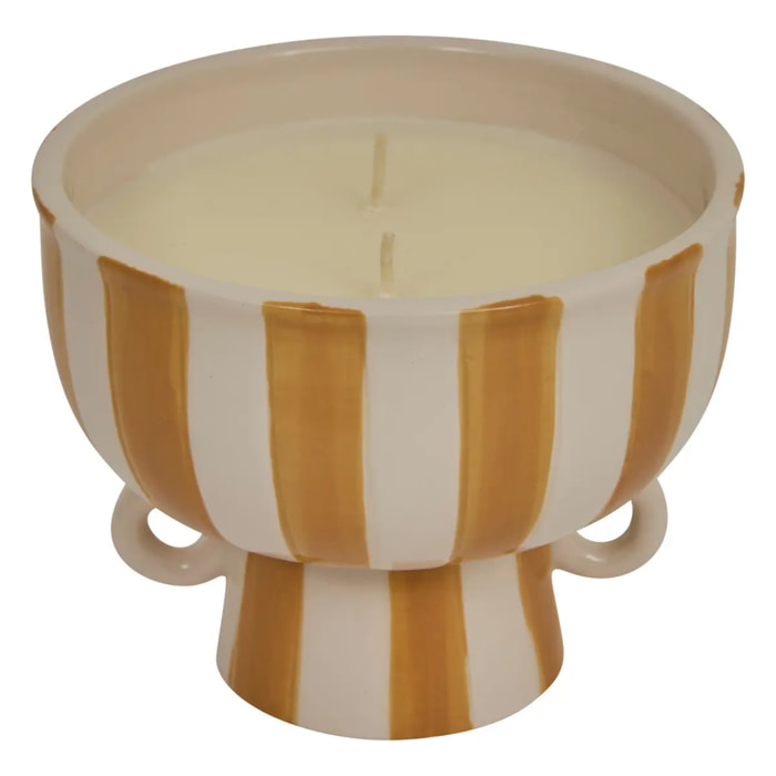 Bougie parfumée Chéri 310g pot céramique assorti