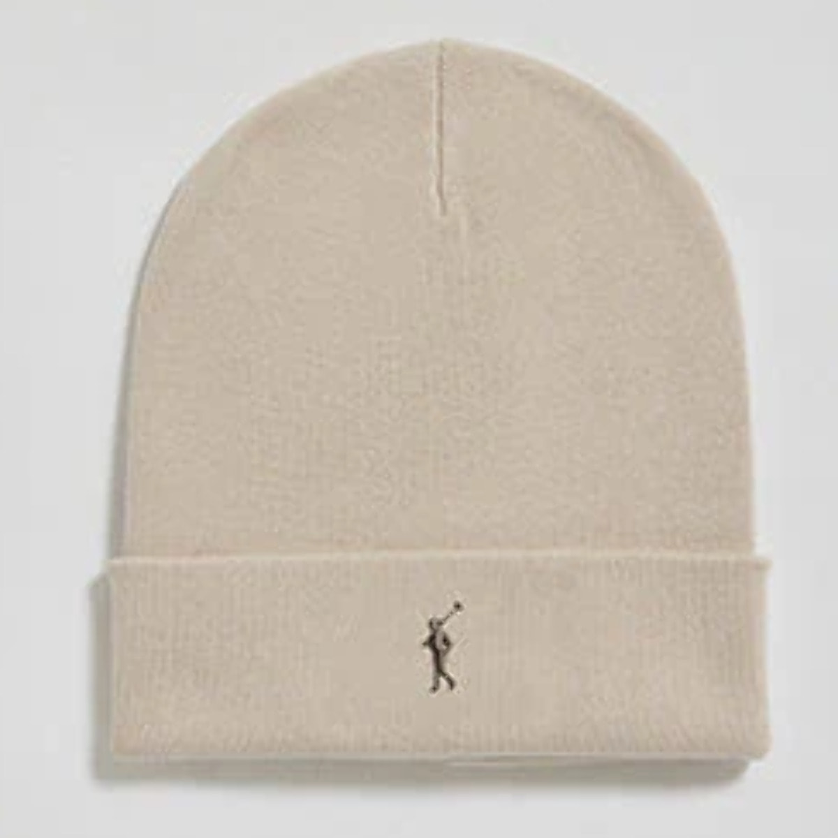 Cappellino in lana Vinny beige con logo ricamato Rigby Go