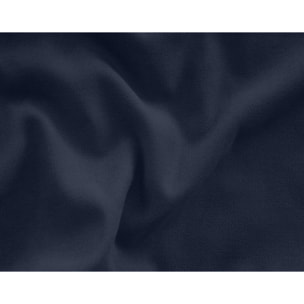 Housse en tissu pour canapé déhoussable Jake d'angle gauche 5 places - Bleu marine