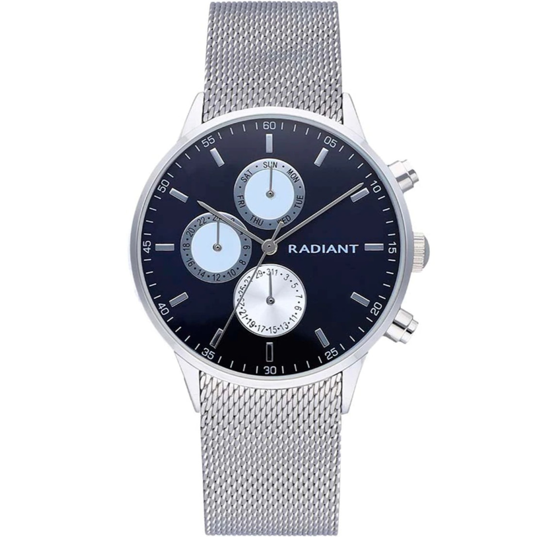 Reloj Radiant RA601702 Hombre Analogico Cuarzo con Correa de Acero inoxidable