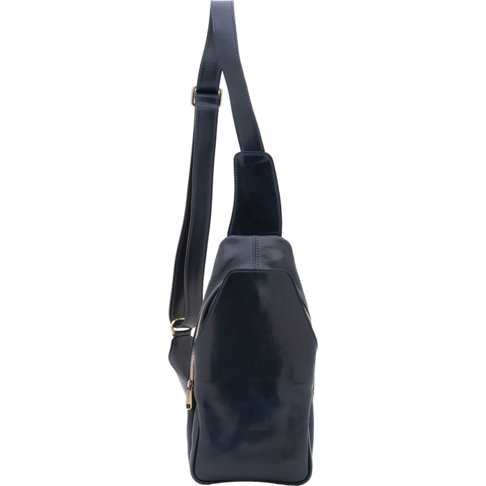 Marsupio  da uomo In Vera pelle Made in Italy 33x17x7 cm