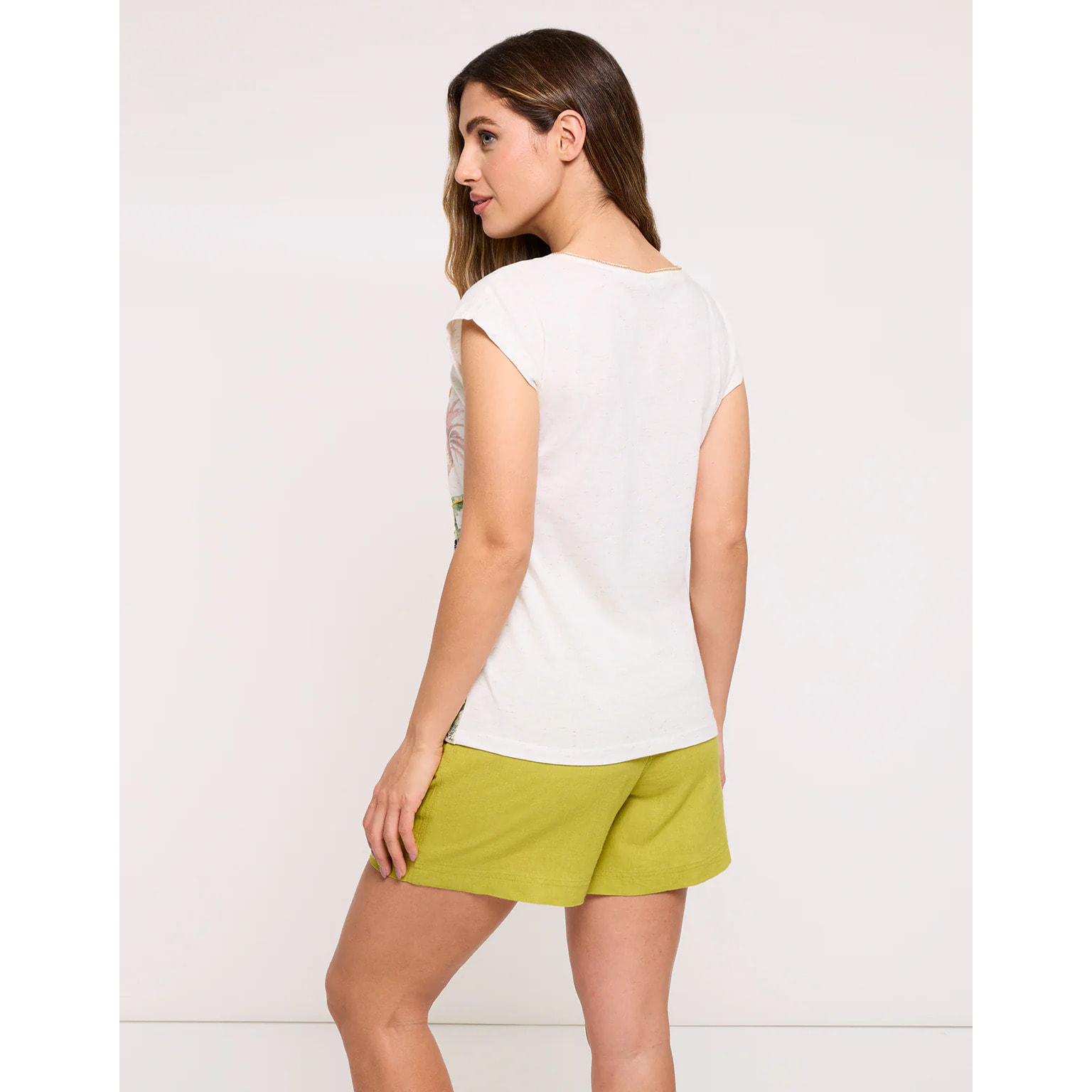 Camiseta Manga Corta Beige - Elarka