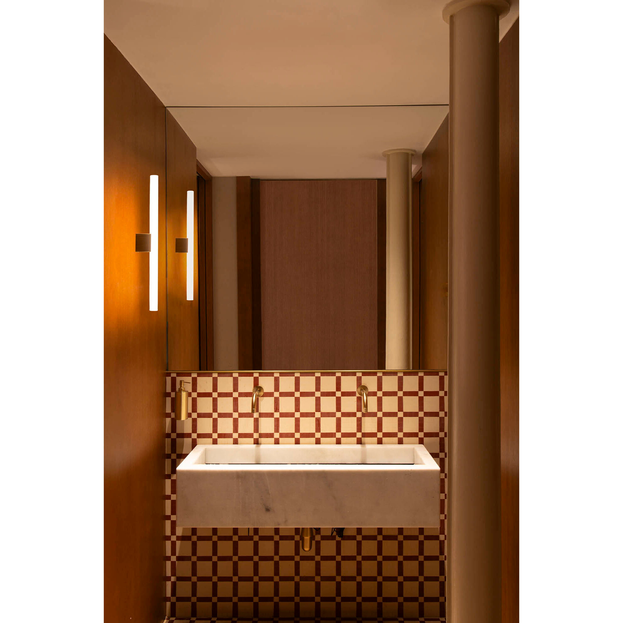 CALMA Applique linestra bois 7W