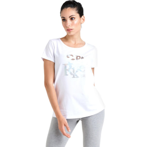 T-shirt a maniche corte da donna Sparkly