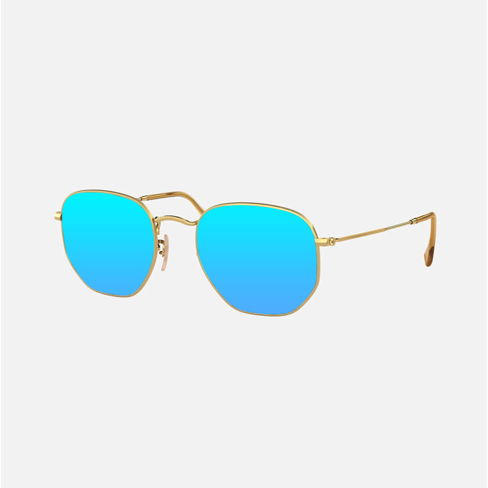 Gafas de sol OCEAN PERTH - Dorado brillante / Revo azul