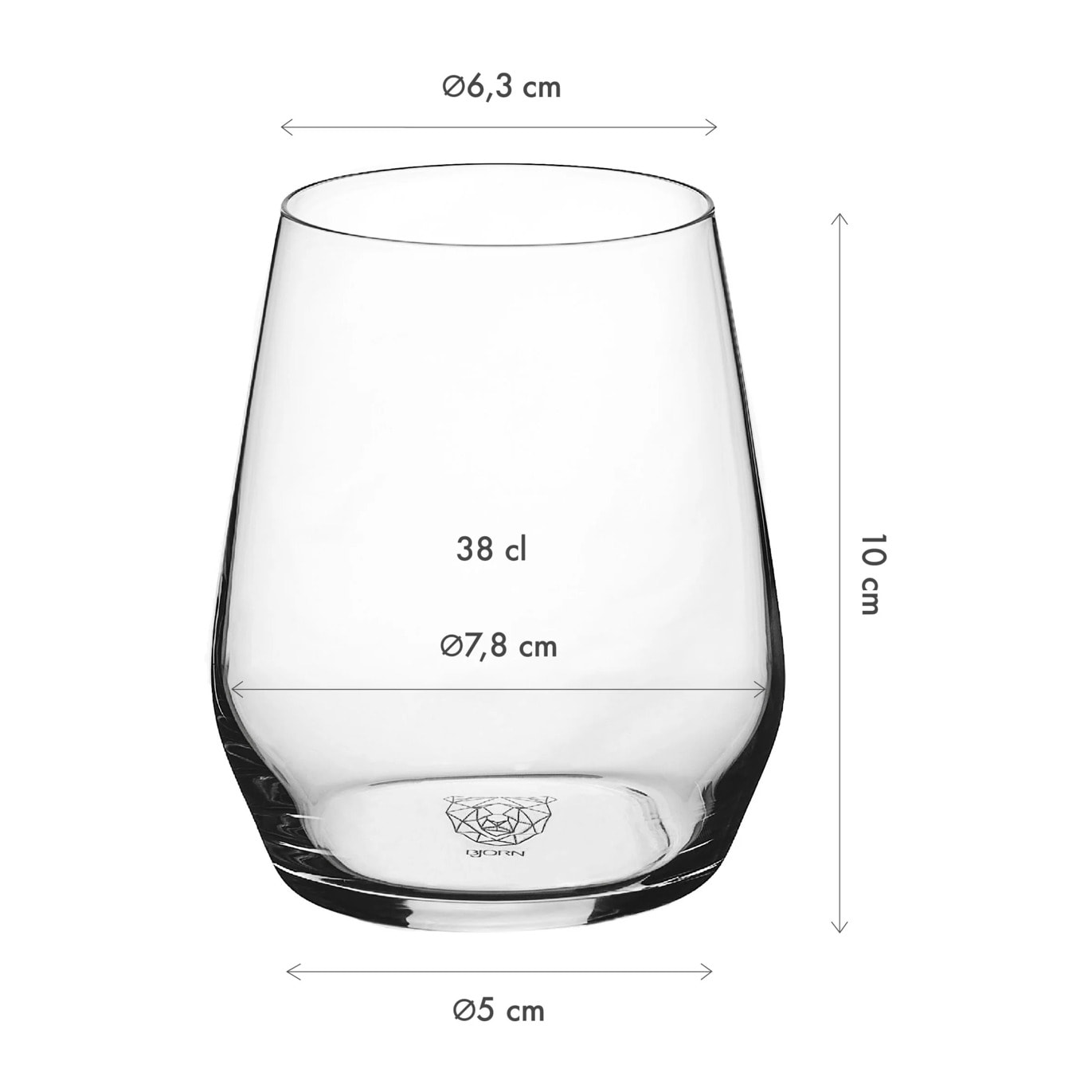 Gobelet 38cl LAGOM - 6 pièces