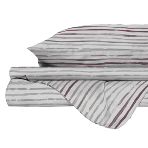 PARURE COPRIPIUMINO ATHENA, 100% Cotone, Made in Italy - SOFIA ROSA