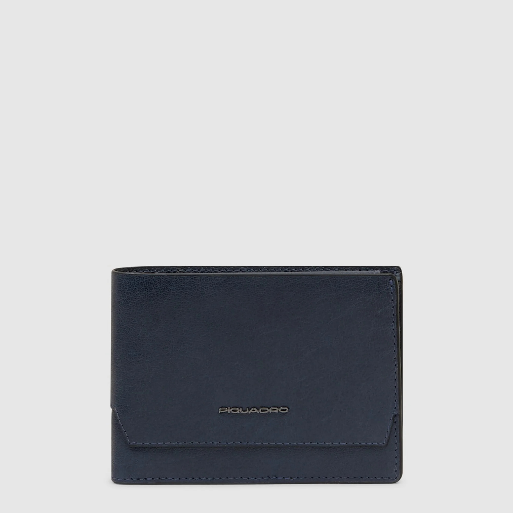 Piquadro Portafogli con porta documenti, portamonete e porta carte di credito con protezione RFID
