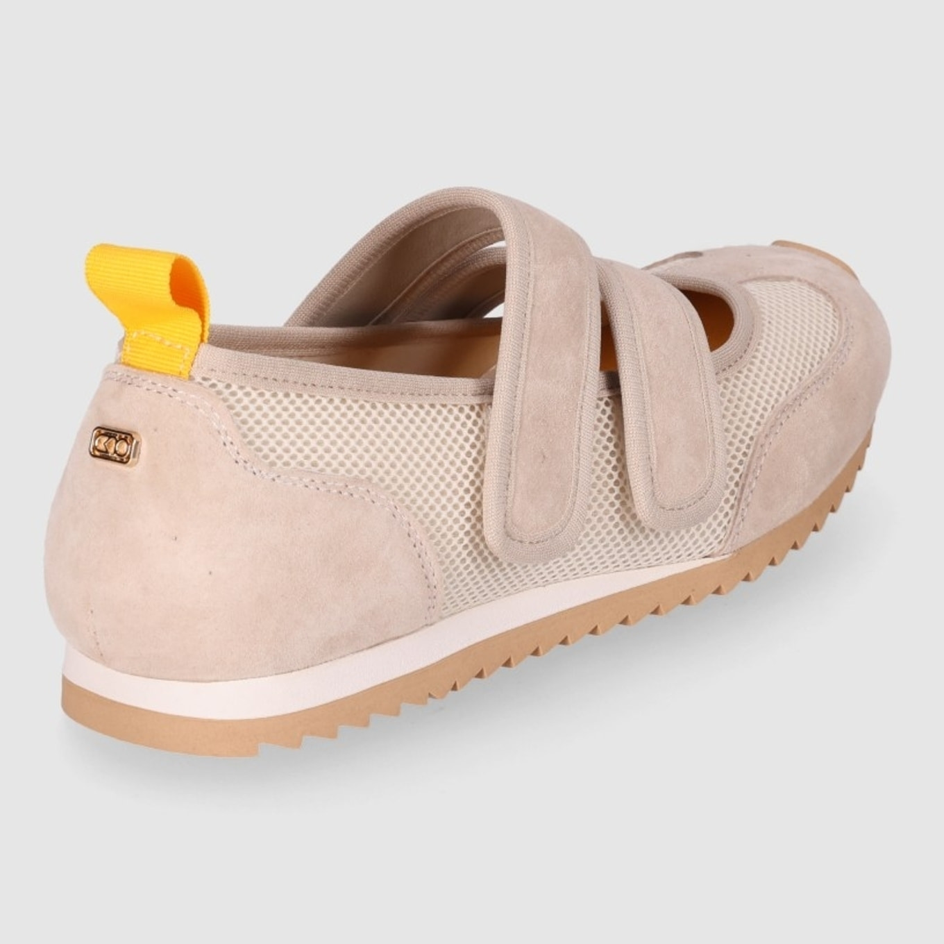 Zapatos de Tejido - Beig - Tacón: 1 cm