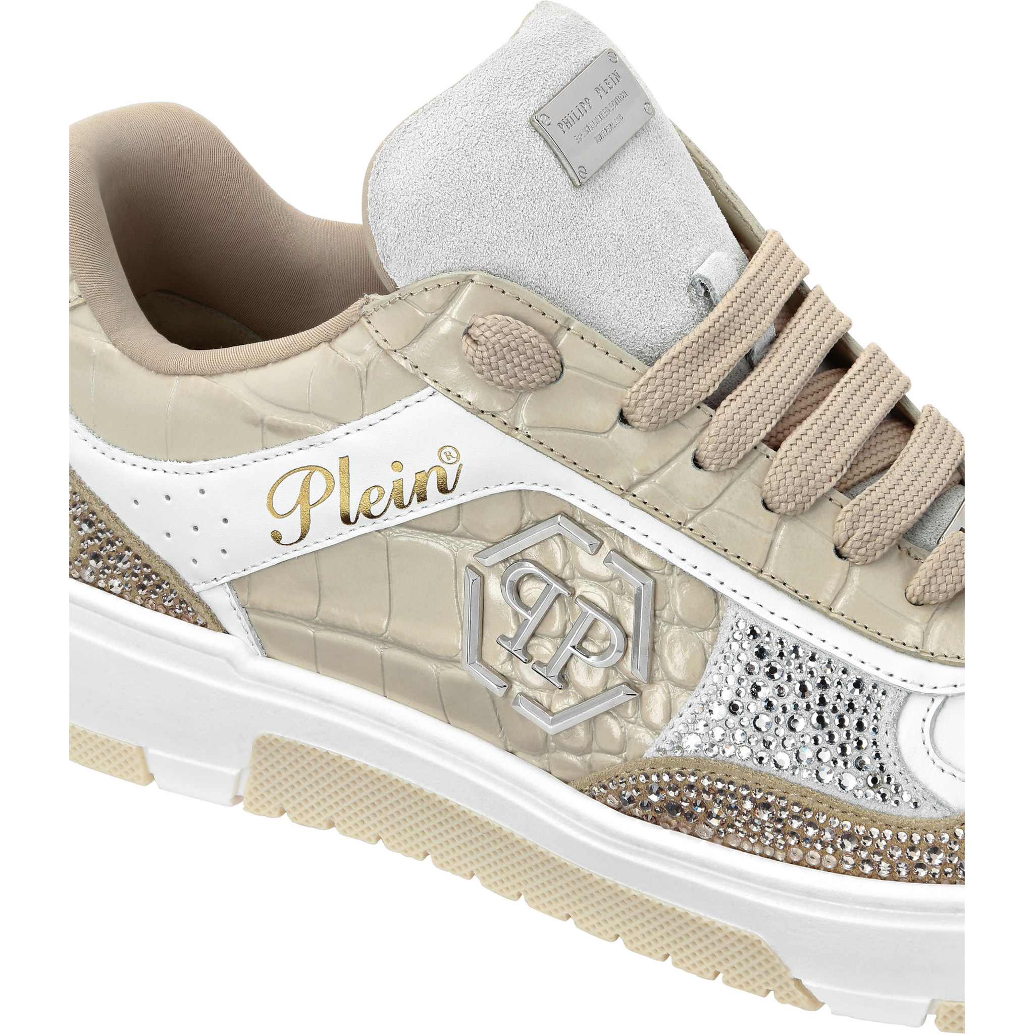 PHILIPP PLEIN Lo-Top Sneakers COCCO