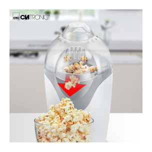 Machine à popcorn Clatronic PM 3635 Blanc